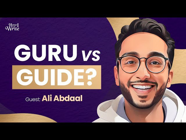 video summary: How To Be A Guide (Not A Guru) | Ali Abdaal